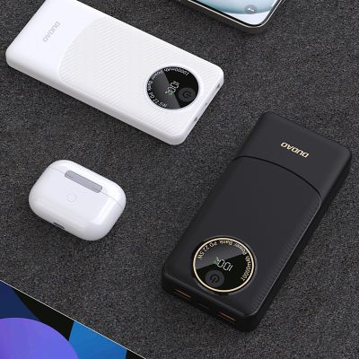 5. Powerbank Dudao K12 10000mAh PD22.5W USB-A, USB-C - weiß