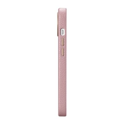 6. iCarer Litchi Premium Ledertasche iPhone 14 Plus magnetische Ledertasche mit MagSafe Pink (WMI14220711-PK)