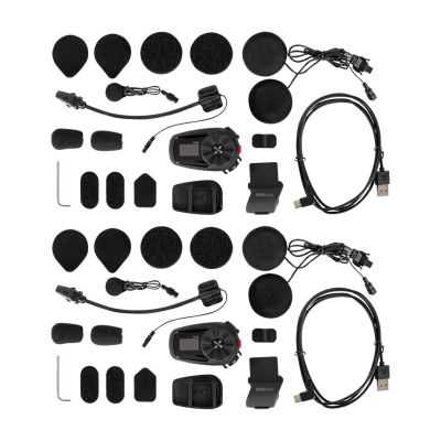 8. SENA 5S-10D Doppelpack Motorrad-Intercom