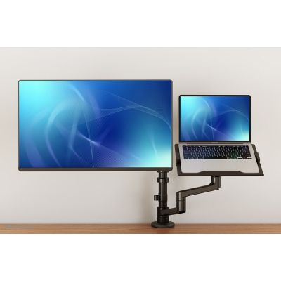 10. Neomounts DS20-425BL2 Monitorhalterung/Ständer 68,6 cm (27") Schreibtisch Schwarz