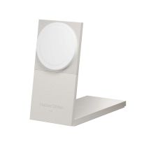 Native Union Rise 2-in-1 MagSafe-kompatibles Qi2 15W Wireless-Ladegerät für zwei Geräte (Sandstein)