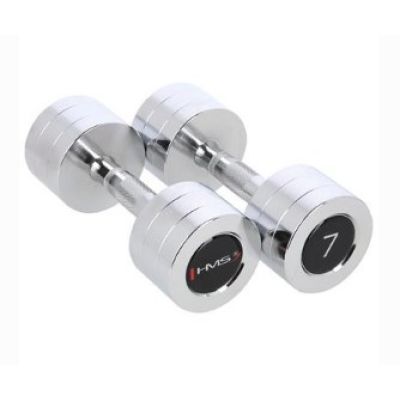 3. Chrome Hanteln 2x7 kg HMS CHD07