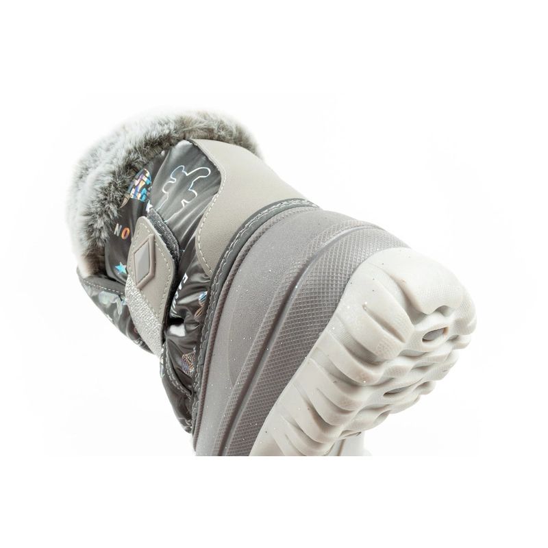 7. Lee Cooper Winterstiefel Kinder isolierte Schneestiefel für Mädchen Grau