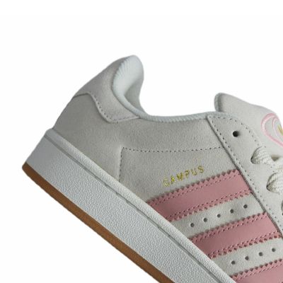 7. Adidas Campus 00s W Cremeweiß / Leuchtendes Rosa Damen- und Jugend-Sportschuhe - JI2752