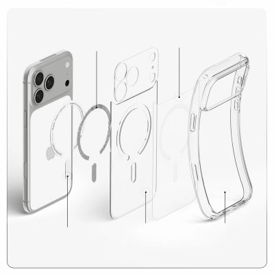 16. Spigen Ultra Hybrid MagSafe Hülle für iPhone 18 Pro / 17 Pro – Frostweiß