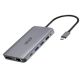 15. Acer 12-in-1 USB-C-Dongle, kabelgebunden, USB 3.2 Gen 1 (3.1 Gen 1), Typ-C, Silber