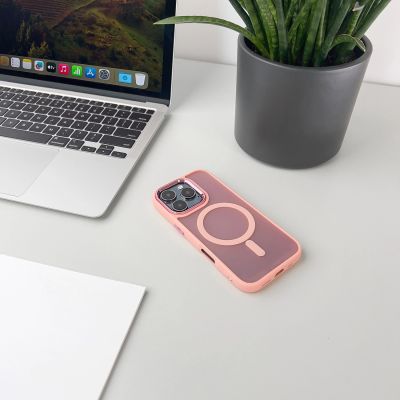 6. Magnetic Collection MagSafe-Hülle für iPhone 16 Plus – Rosa