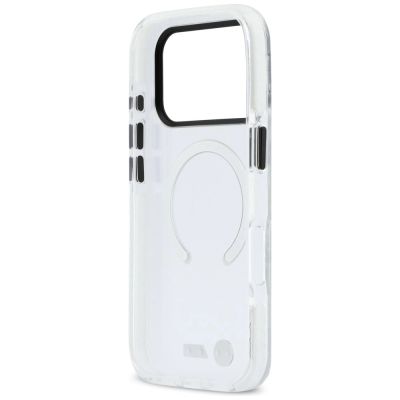 7. BMW M IML Stoßfeste MagSafe-Hülle mit Metalllogos für iPhone 17 Pro Max – Transparent