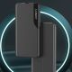 7. Eco Leather View Case elegante Hülle mit Überschlag und Standfunktion für Samsung Galaxy A73 blau