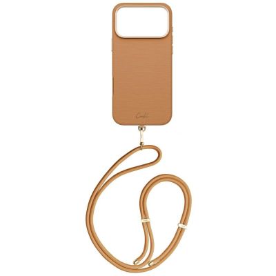 2. Uniq Coehl Mirelle Hülle für iPhone 17 Pro Max, magnetische Aufladung, Braun