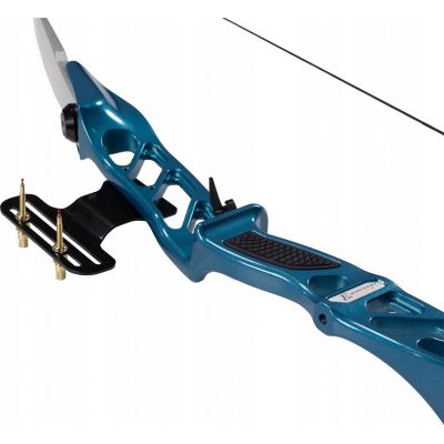 3. Poe Lang Take Down Blue Jazz Recurvebogen – Blau, 30LB (RE-023U-30)