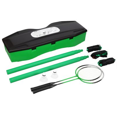 75. ZSB 3in1 Badmintonnetz-Set + Tennisnetz + Volleyballnetz 