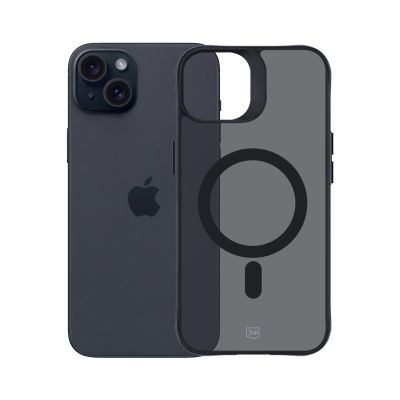 9. 3mk Smoke MagCase Hülle mit MagSafe für iPhone 15 Plus – durchscheinend