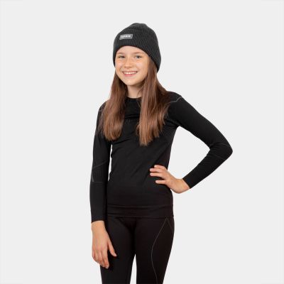 44. Alpinus Active Set Thermounterwäsche schwarz und grau Jr GT43204