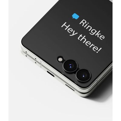 4. Ringke Cover Display Pro 2er-Pack Schutzglas für Samsung Galaxy Z Flip 8