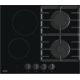 GORENJE GCE691BSC Gas-Ceran-Kochfeld 60 cm | 4 Cerankochzonen + 1 Gasbrenner | elektrische Zündung | schwarz