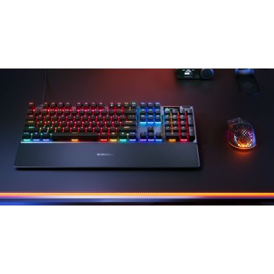 4. SteelSeries Apex Pro Gen 3 Kabelgebundene US-Layout-Gaming-Tastatur SteelSeries USB-C Schwarz