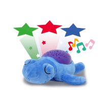 Jamara Dreamy Turtle Kinder-Nachtlicht, freistehend, blau/violett, LED