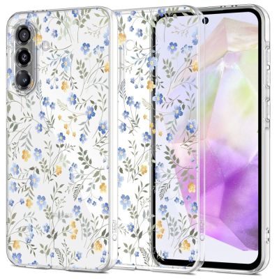 Tech-Protect FlexAir Hülle für Samsung Galaxy A37 5G – Mehrfarbige Blumen