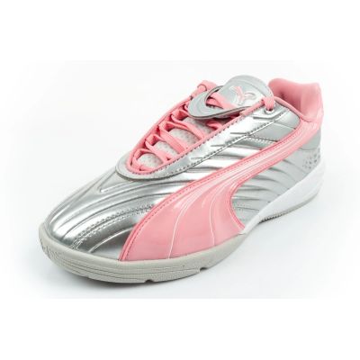 3. Puma Sportschuhe Sneaker Jugend V-S2 Goalgetter modisch silber