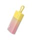 3. Baseus Popsicle 5200mAh 20W Powerbank mit integriertem Lightning Kabel (+ weißes Baseus Simple USB-C - USB-C 60W/20V/3A/30cm Kabel) - Gelb-Pink