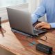 7. Baseus EliteJoy Gen2 Universal 12-in-1 USB HUB mit 25cm USB-C Kabel, Notebookständer, USB-A / USB-C / DP / HDMI / SD / TF / RJ45 / 3,5mm Klinke / PD 100W Grau (WKSX030213)
