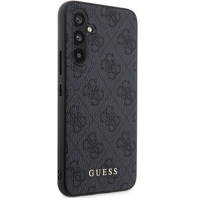 4. Guess GUHCS23FEG4GFGR S23 FE S711 grau/graues Hardcase 4G Metal Gold Logo