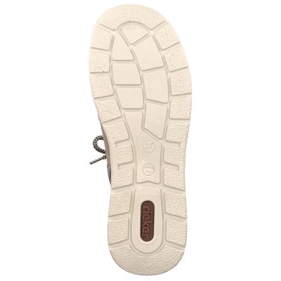 11. Beige Damen-Lederboots, wasserdicht – Rieker L7701-24