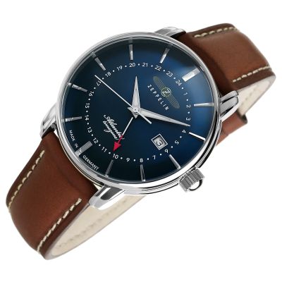 2. ZEPPELIN Herrenuhr Atlantic Timezone 8442-3 + Box