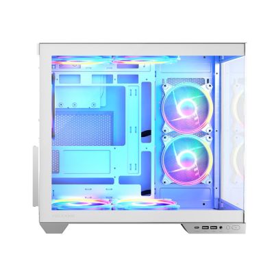10. MODECOM VOLCNO PANORAMA APEX ARGB 5F MIDI WEISSES GEHÄUSE