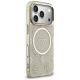 4. Guess IML Peony Dot MagSafe Hülle für iPhone 17 Pro – Beige