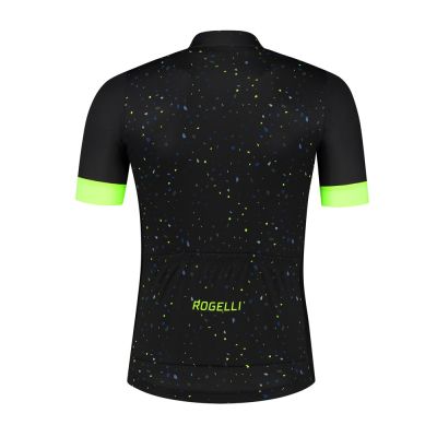 2. Rogelli TERRAZZO Herren-T-Shirt schwarz-gelb M