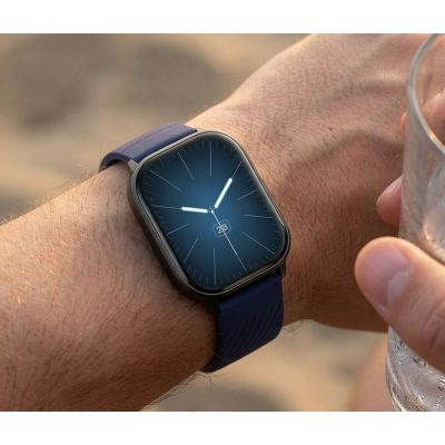 2. Smartwatch Gravity Schwarzes Armband + Armband GT43-5
