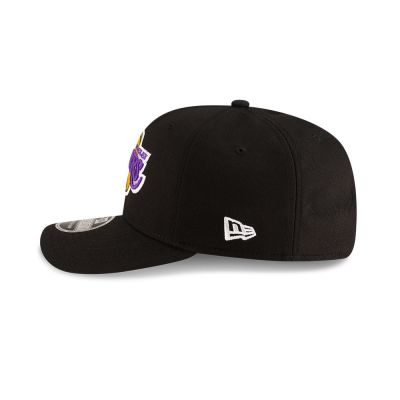 5. New Era 9SEVENTY Los Angeles Lakers NBA Team Schwarze Stretch-Snapback-Kappe - 60755450