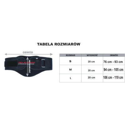 7. BODYBUILDING-GÜRTEL FÜR ÜBUNGEN - DBX BUSHIDO - M - Modell ARW-718