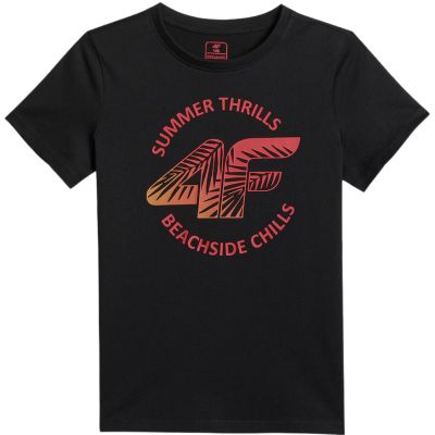2. Jungen-T-Shirt 4F M3284 Tiefschwarz 4FJWSS26TTSHM3284 20S