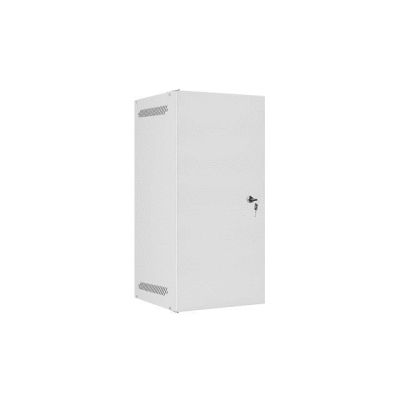 2. LANBERG Wandregalschrank 10" 12U 280x310 GRAU, Metalltüren (zerlegt verpackt) WF10-2312-00S