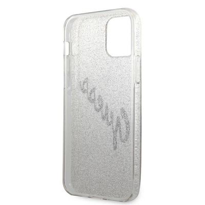 7. Guess GUHCP12LPCUGLSGO iPhone 12 Pro Max 6,7" Gold/Gold Hardcase Glitter Gradient Script