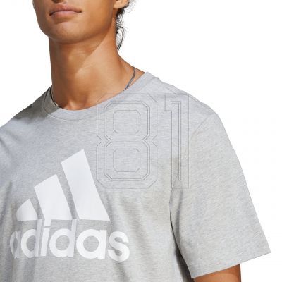 4. adidas Essentials Single Jersey 3-Streifen Tee M IC9350