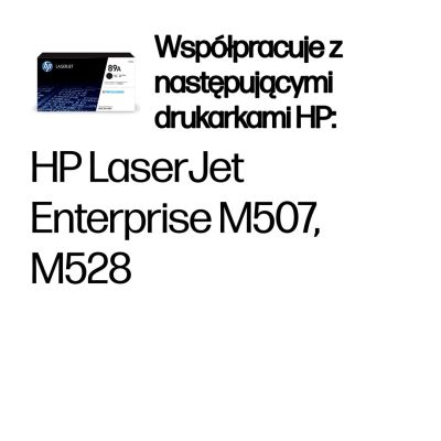 63. HP Schwarzer Toner HP 89A, HP89A=CF289A, 5000 Seiten