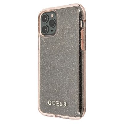 2. Guess GUHCN58PCGLPI iPhone 11 Pro rosa/rosa Hartschalenetui Glitter