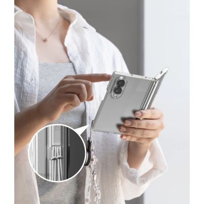 9. Ringke Fusion Flap Case für Samsung Galaxy Z Fold 8 - Transparent