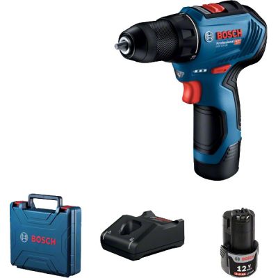 2. BOSCH SCHRAUBENDREHER GSR 12V-30 2x2,0Ah 30/17Nm BL-GEHÄUSE
