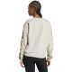 9. Damen adidas Animal Print 3-Streifen French Terry Sweatshirt Creme JM1836