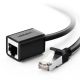 3. Ugreen NW112 11278 Netzwerk-Ethernet-Kabel RJ45 (weiblich) – RJ45 (männlich) F/UTP Cat. 6 1 Gbit/s 0,5 m – schwarz