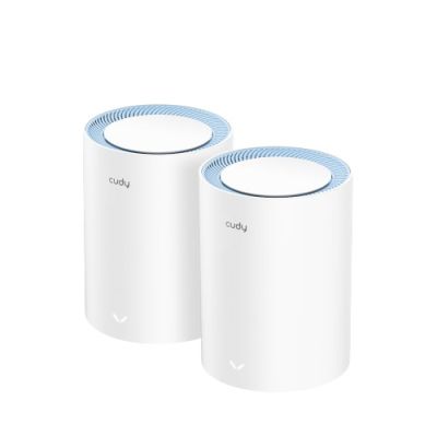 3. Access Point CUDY M1200 (2er-Pack) AC1200 Dualband-WLAN 2x 10/100 Mbit/s Mesh