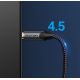 7. Vention geflochtenes optisches Audiokabel mit Aluminiumstecker, 5 m, Schwarz