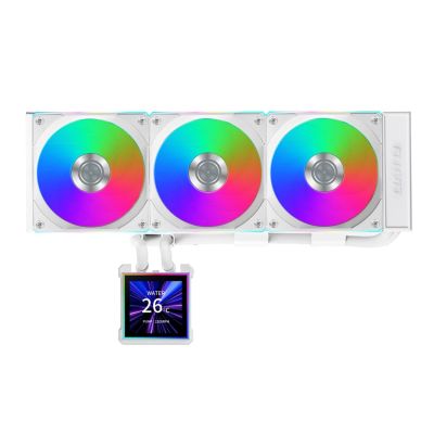 4. Lian Li HydroShift II LCD-S 360 CL Prozessor-Flüssigkeitskühlungs-Kit 12cm Weiß 1 Stück.