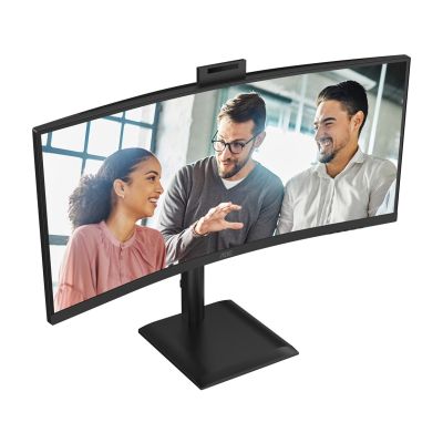 11. AOC Monitor 86,3 cm (34") CU34E4CW 21:09 2xHDMI+DP+USB-C+Webcam Curv.