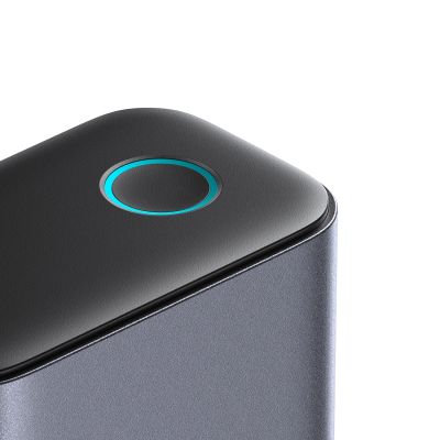 5. Joyroom JR-TCM02 Multiport-GaN-Ladegerät 65W EU 4x USB-C 2x USB-A - Dunkelgrau